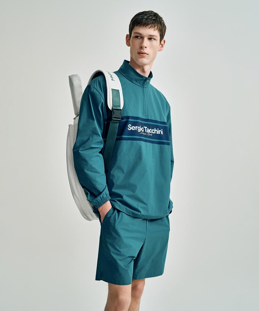 Плетеная куртка-анорак Sergio Tacchini U Damarind (Д.Грин)