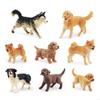 Realistic Dog Animals Model Golden Retriever Dog Action Figure Mini Dog Figurines  Kids Gift