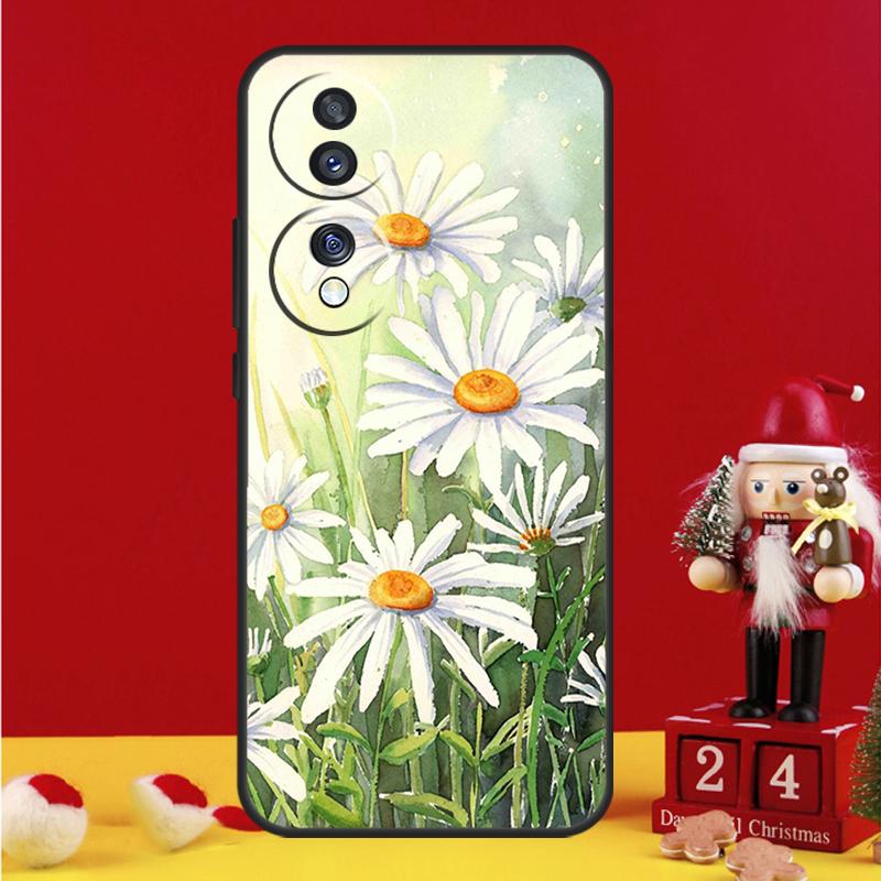 Акварельный чехол с ромашками для Honor Magic 7 6 8 Pro Honor Win X9a X9b X9c X9d X8c X8b 50 70 90 200 400 Lite Чехол