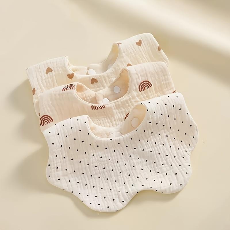 2/3pcs Newborn Baby Bibs Infant Burp Cloths Baby Stuff Feeding Drool Bandana Saliva Towel Toddler Bib Baby Accessories