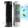 USB-вентилятор Tower Fan 2 Speed Настольный вентилятор Bladeless Oscillating Fan with LED Lights для офиса, дома, стола, спальни
