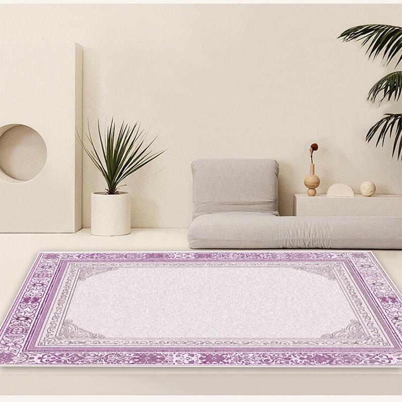 America Style Classical Carpet Living Room Boho Decoration Home Easy Clean Rugs Bedroom Bathroom Lint-free Non-slip Floor Mats