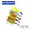 Anti-Snag Composite Spinnerbait with Whiskers, 10g/14g Water Deflector Lure