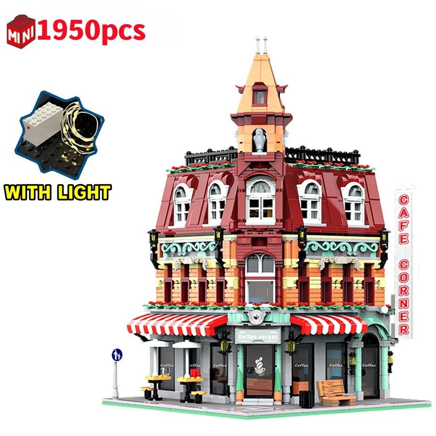 Нетоксичный Moc Европейская Вилла Дом Строительный Набор DIY Креативные Строительные Кирпичики Игрушки Для Детей 3+ Детский Обучающий Подарок
