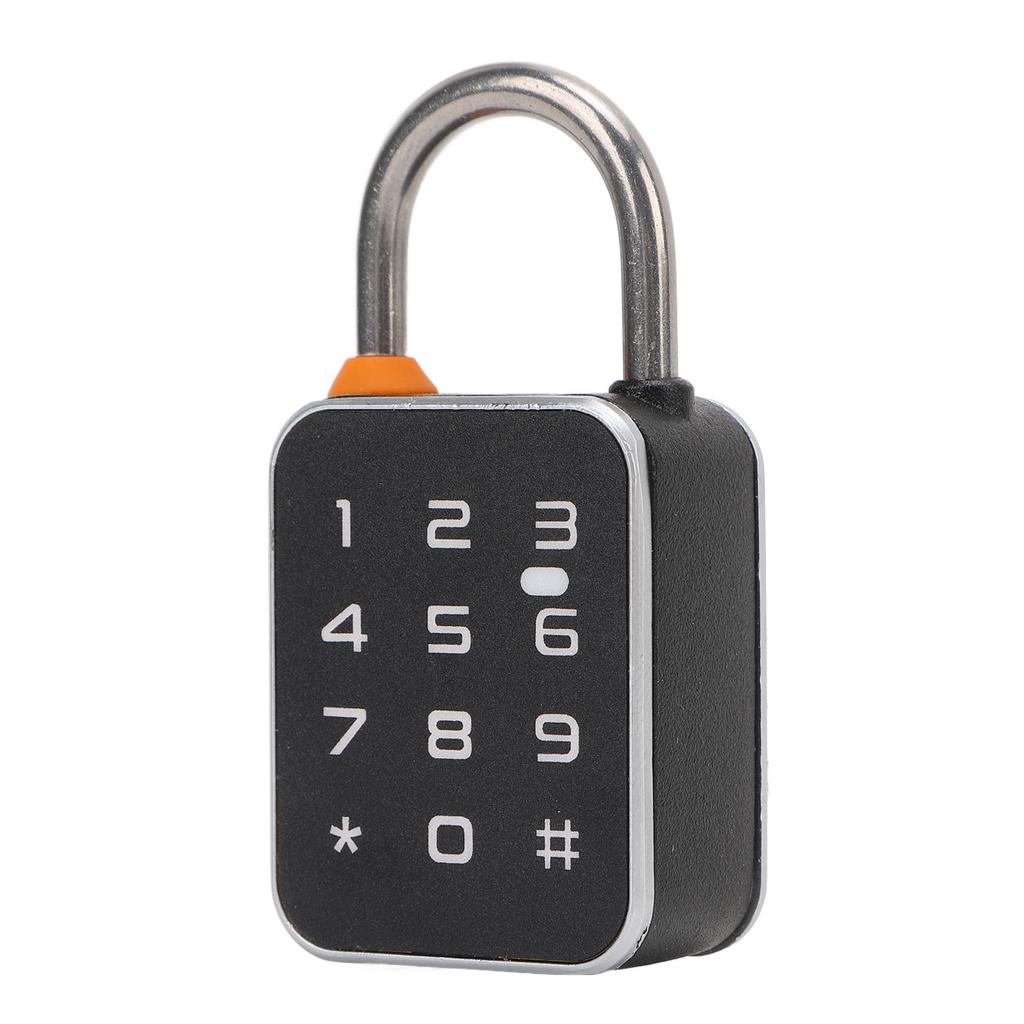 Fingerprint Password Padlock IP65 Waterproof Aluminum Alloy Double Sided Electronic Combination