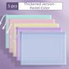 Водонепроницаемые сетчатые сумки на молнии, формат А4, папка для документов, незаменимый пластиковый органайзер для файлов, школа