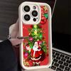 N113 Merry Christmas Desig Art Soft Angel Eyes Phone Cases for Samsung S23 S24 Ultra S21 A54 A34 A13 A14 A06 A24 Realme 12 Vivo OPPO Shockproof Cover