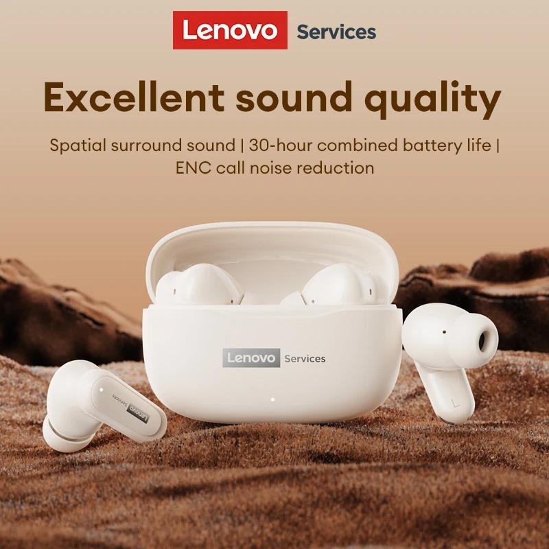 Оригинальные беспроводные наушники Lenovo LE260 In-Ear Bluetooth 6.0 Игровые наушники с ультранизкой задержкой TWS Наушники с чистым звуком ENC Шумоподавление
