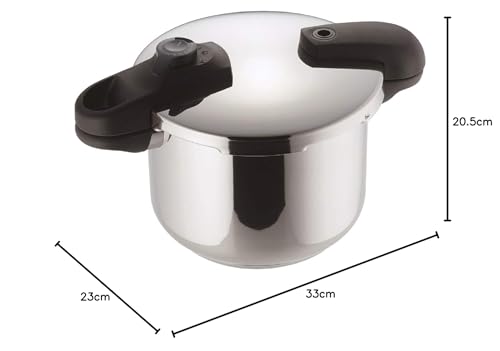 Скороварка Pearl Metal HB-5135 4,5 л с двумя ручками, трехслойным дном, переключаемая, быстрая эко