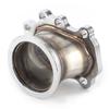 Turbo Adapter Flange 8 Bolts To 3in VBand Turbo Outlet Downpipe Fit for Garrett T25 T28 GT25 GT28