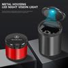 Car Styling LED Ashtray Cigarette Smoke Ash Cylinder Bin Holder With Lid For Mercedes-Benz B-Class W245 W246 W247