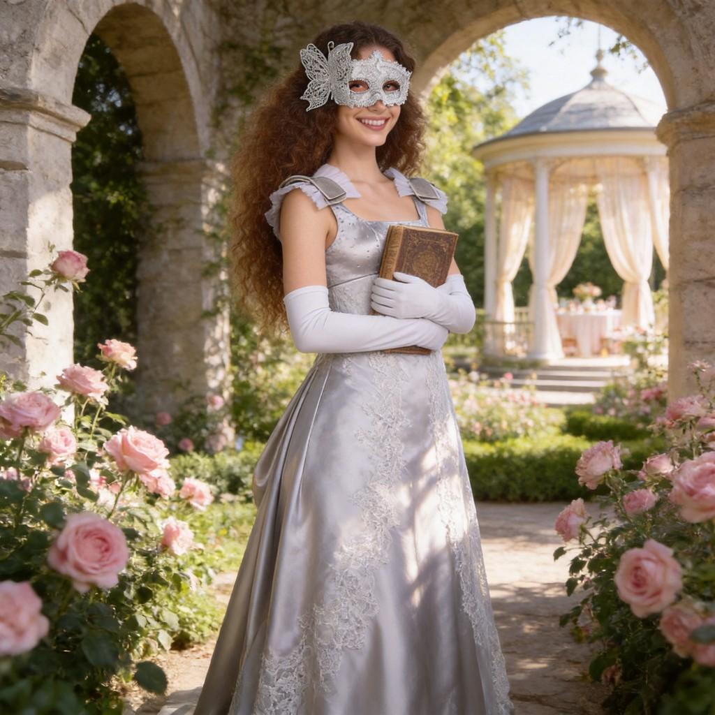 Regency Tea Party Cosplay Dress Long Gown With Polyester Fabric For Stage And Anime Events