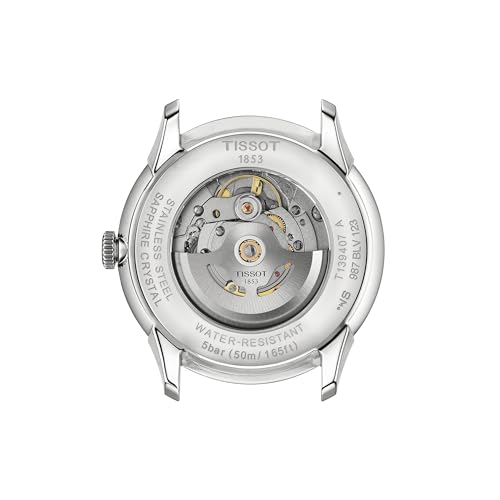 Мужские часы Tissot Chemin des Tourelles Powermatic 80, 42 мм, синий циферблат, кожаный ремешок, T1394071604100 [Официальный импорт]