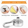 ZEXEF Универсальные магнитные крючки для хранения Сильные магнитные крючки Прочные решения для подвешивания для кухни, ванной комнаты, крючки для хранения ключей