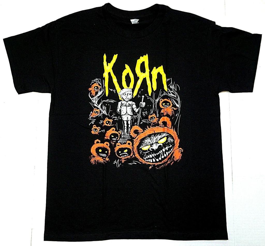 Футболка KORN Nu Metal Альтернативный Рок-Бэнд Мужская 100% Хлопок Новая