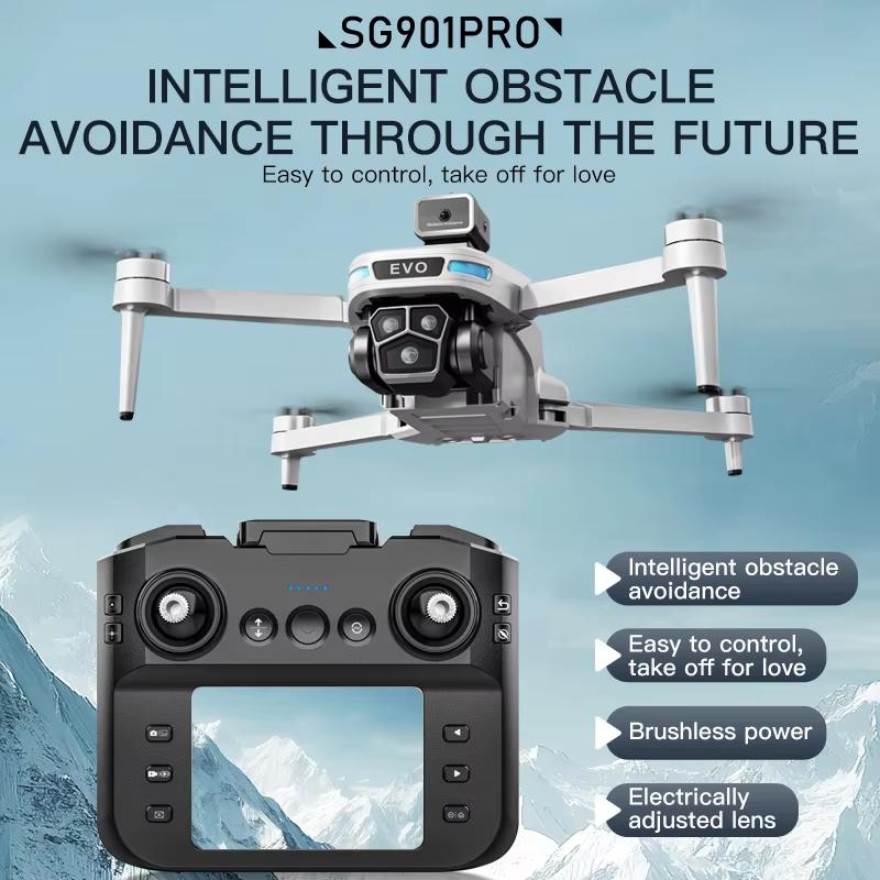2025 SG901PRO/MAX Drone 8K Professional GPS HD ESC Camera 5G WiFi FPV Бесщеточный обход препятствий Большой экран RC Quadcopter игрушка в подарок