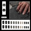 Французские поддельные ногти Nials Leopard Press on Nails Fashion Fake Nails Women Girls