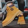 Men's Boots 2025 The Latest Leisure Comfortable Spring Summer Autumn Winter Leather Rhubarb Tough Man Wind Help Men's Shoes