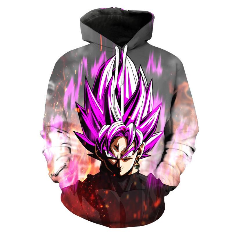 3D аниме Dragon Ball принтованный свитер серии пуловер Generation Tide Brand Hoodie Gift Pink Goku