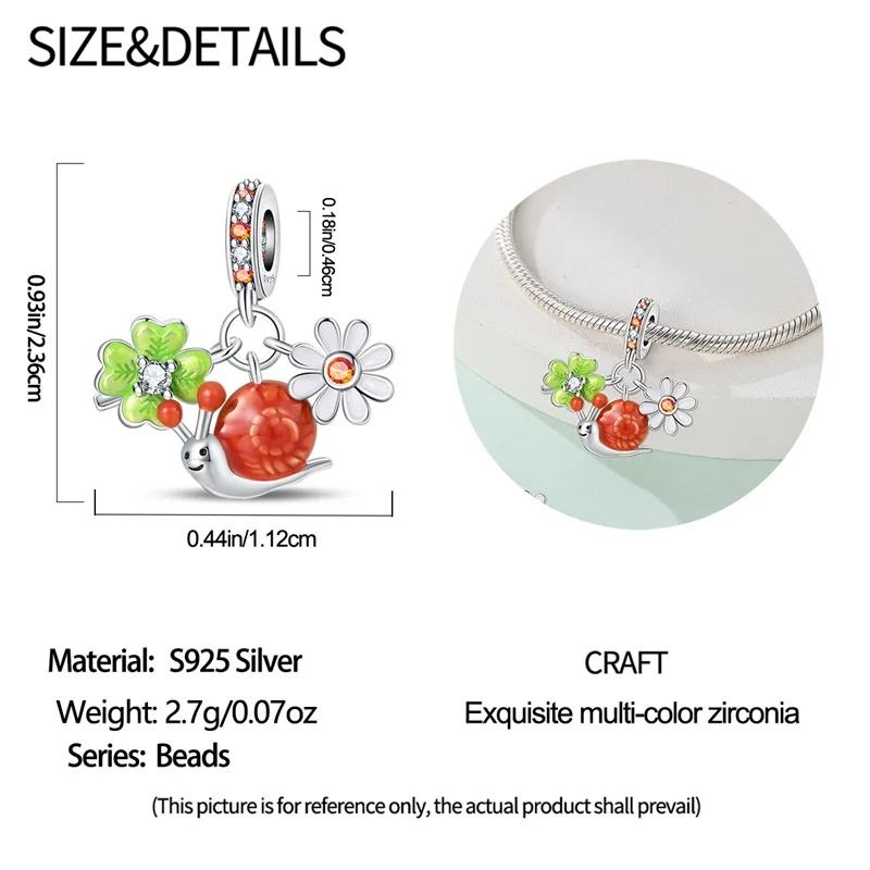 Медный Букет Цветов Кот Ласточка Улитка Бабочка Подвески Шармы Бусины Подходят для Браслета DIY Подарок на День Рождения