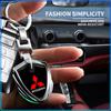 Для Mitsubishi Lancer 7 8 I200 Pajero Montero Sport Outlander ASX Mirage Eclipse Брелок для ключей автомобиля Брелок-подвеска Металлический держатель для брелока Аксессуары