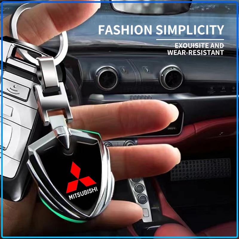 Для Mitsubishi Lancer 7 8 I200 Pajero Montero Sport Outlander ASX Mirage Eclipse Брелок для ключей автомобиля Брелок-подвеска Металлический держатель для брелока Аксессуары