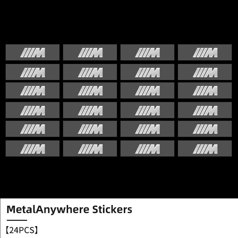 2025 Hot 3D Car Logo Stickers Metal Letter Car Stickers Interior Decoration For BMW E46 E90 E60 F10 E39 F30 E36 F20 E87 E90 E70