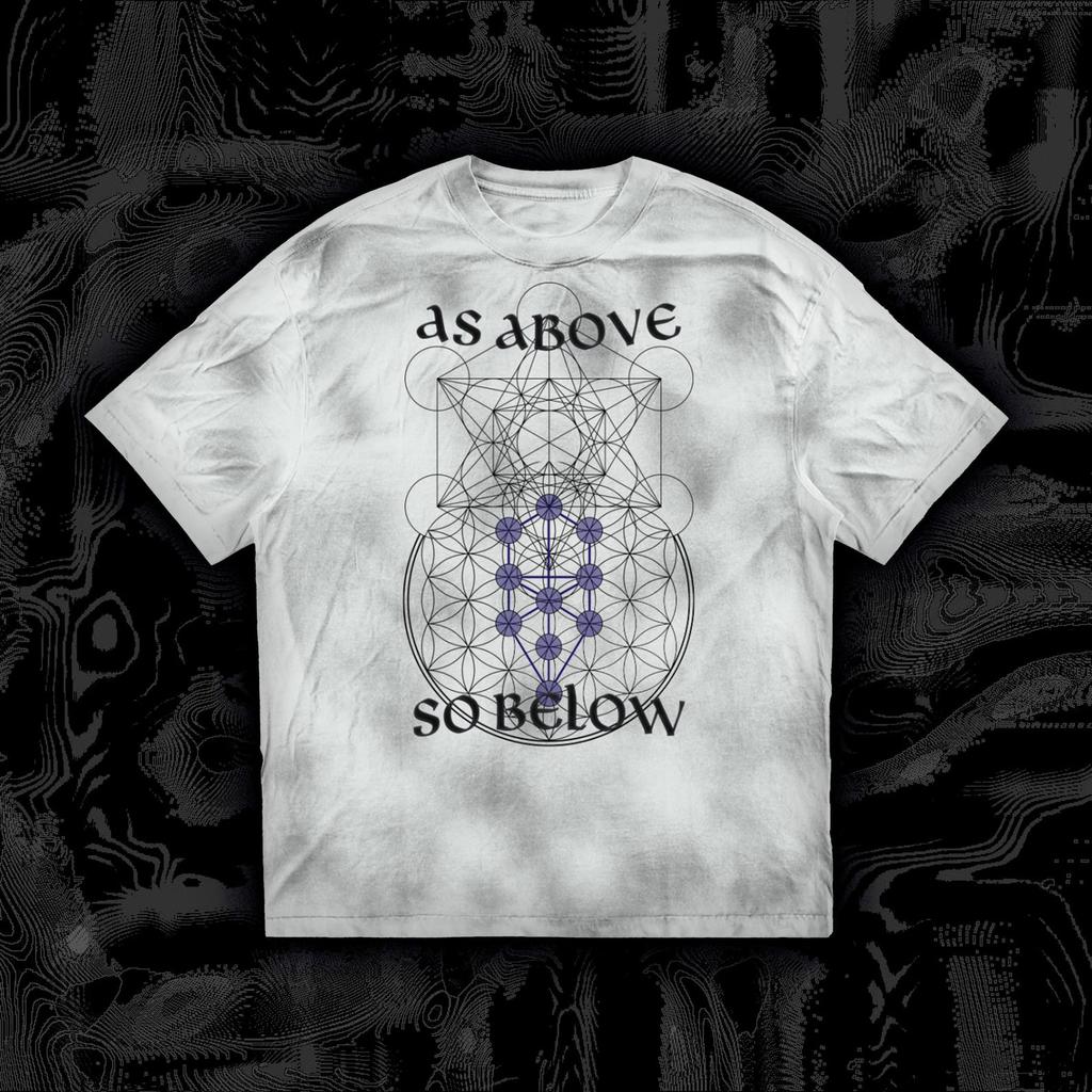 Oversized Mystic Alchemy Cotton Tee - Unisex