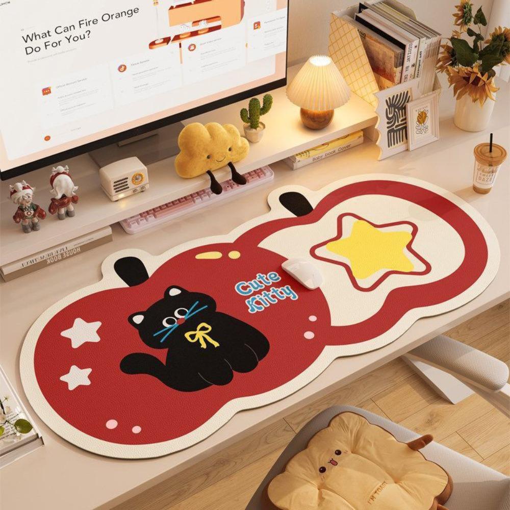 Cartoon Pattern Rubber Mouse Pad Large Size Computer Desk Protector New Keyboard Mice Mat Home