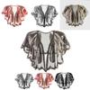 Vintage 1920s Women's Shawl Beaded Sequin Evening Cape Bolero Flapper Cover Up For Party And Wedding