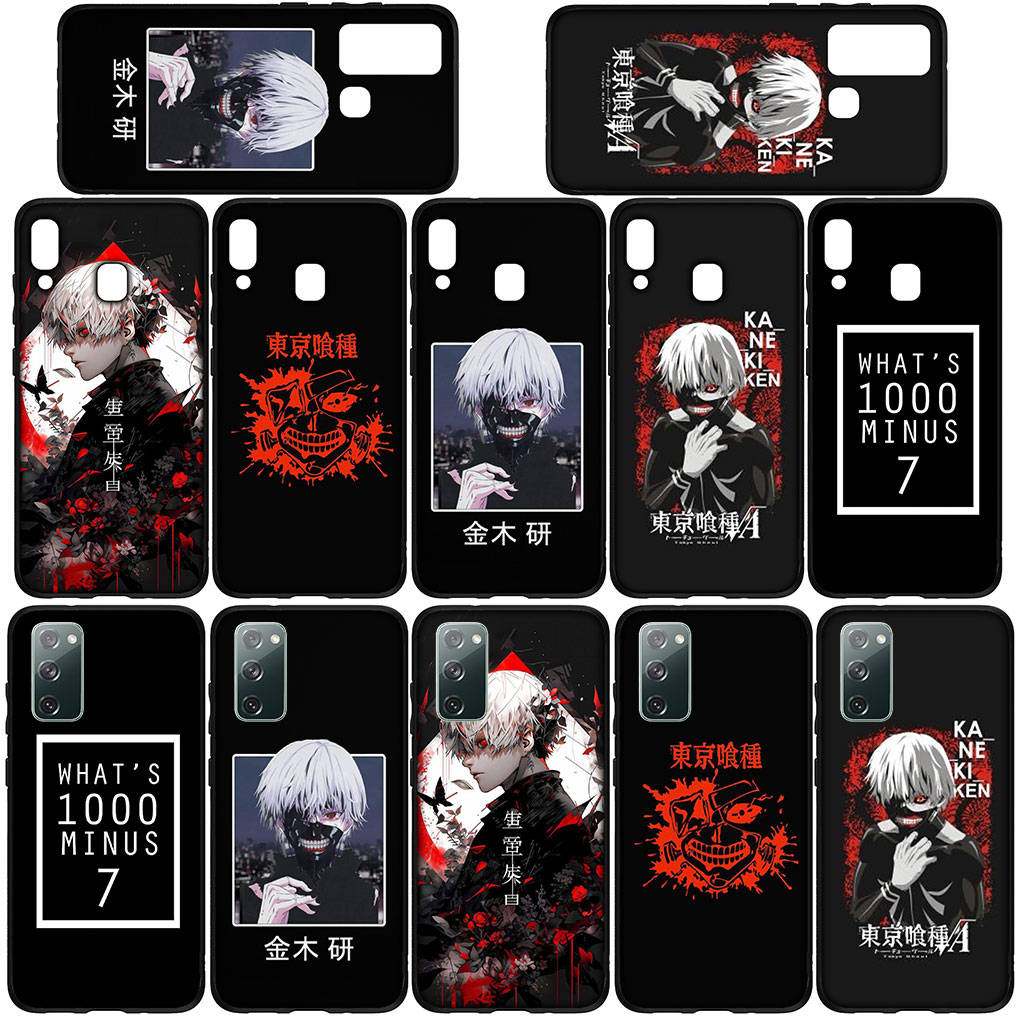 Чехол для телефона Samsung Galaxy S25 S24 S23 iPhone 16 15 Xiaomi Redmi Note 14 13 12 16E 11 Pro Max OPPO Moto Huawei Cartoon Tokyo Ghoul Ken Kaneki Cover