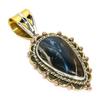 Натуральный камень Питерсит Двухцветный Кулон из стерлингового серебра 925 пробы 1,50" U3K58