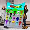 Personalized Custom Name Blanket - Sprunki themed Print Design,Blanket for Sofa,Bed,Travel,Camping - Soft and Warm, Great Gift