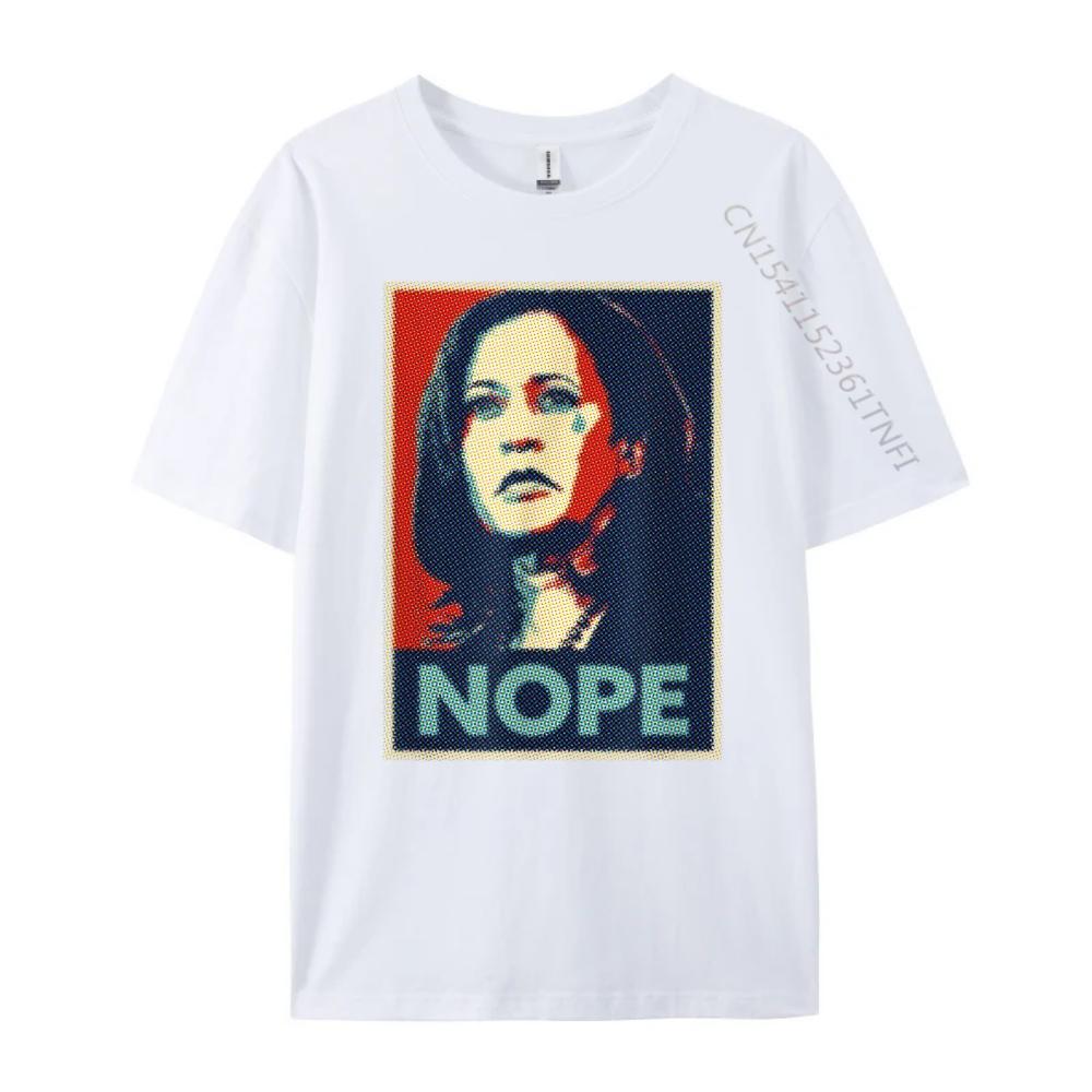 Artbitzkamala Nope Funny Political Election Designer T Shirt Streetwear Harajuku