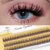 Natural Eyelashes Swallow Tail False Lashes Eye Makeup Tool Individual Lashes  Eye Extension
