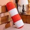 Adorable Traffic Cone Shaped Plush Pillow Versatile Decorative Cushion For Any Room