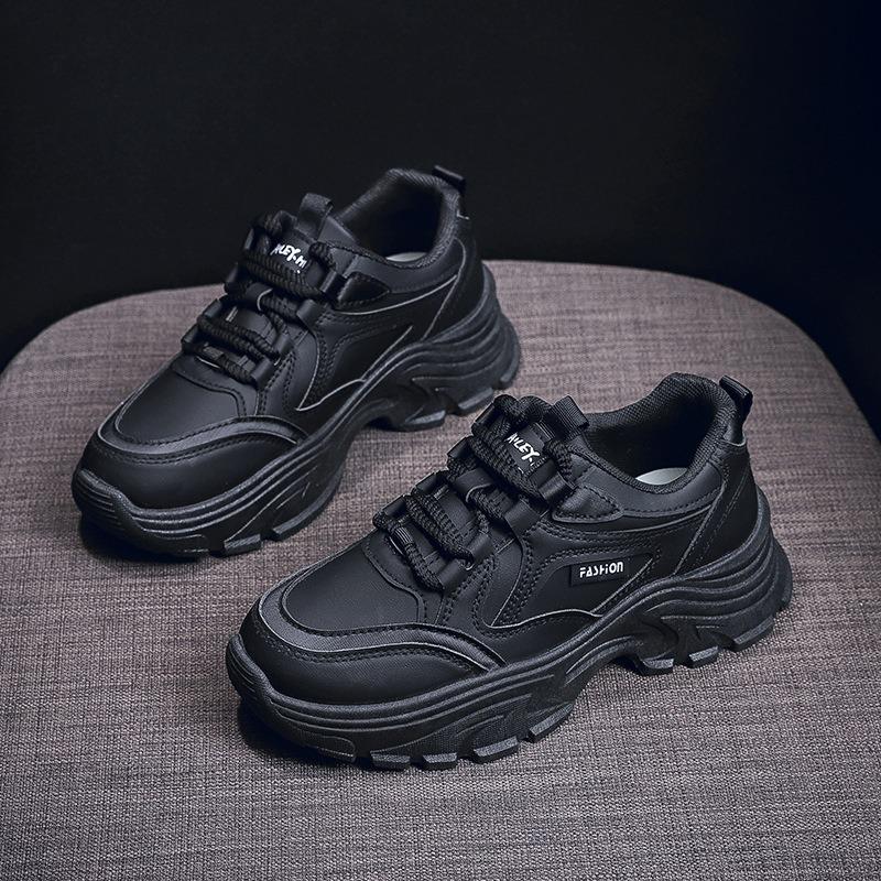 Новые кроссовки для пап, универсальные туфли на толстой подошве для студентов и спортивная повседневная обувь