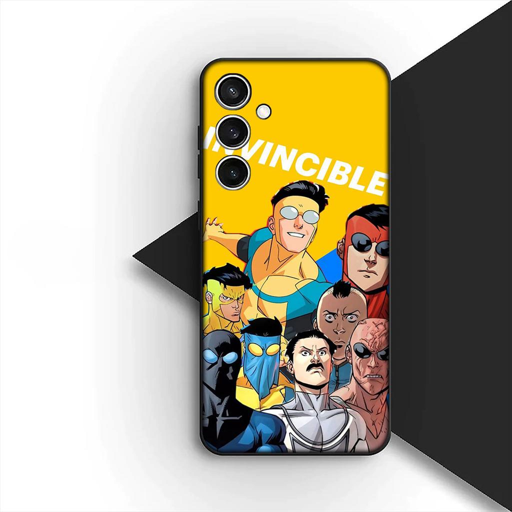Omnis I-Invincibles Man Silicone Cover for Samsung Galaxy S25 S24 S23 FE Ultra Plus S7 Edge S25+ S24+ A56 5G + Coque Phone Case
