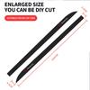 2pcs Car Door Side Skirt Sill Stripe Carbon Decals Styling Accessories For Mercedes Benz AMG A C E GLC clase CLA W203 W177 W167