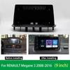 9 Inch Car Radio Plastic Fascia Panel Frame For RENAULT Megane 3 2008-2016 Installation DVD GPS Mp5 Dash Mount Kit