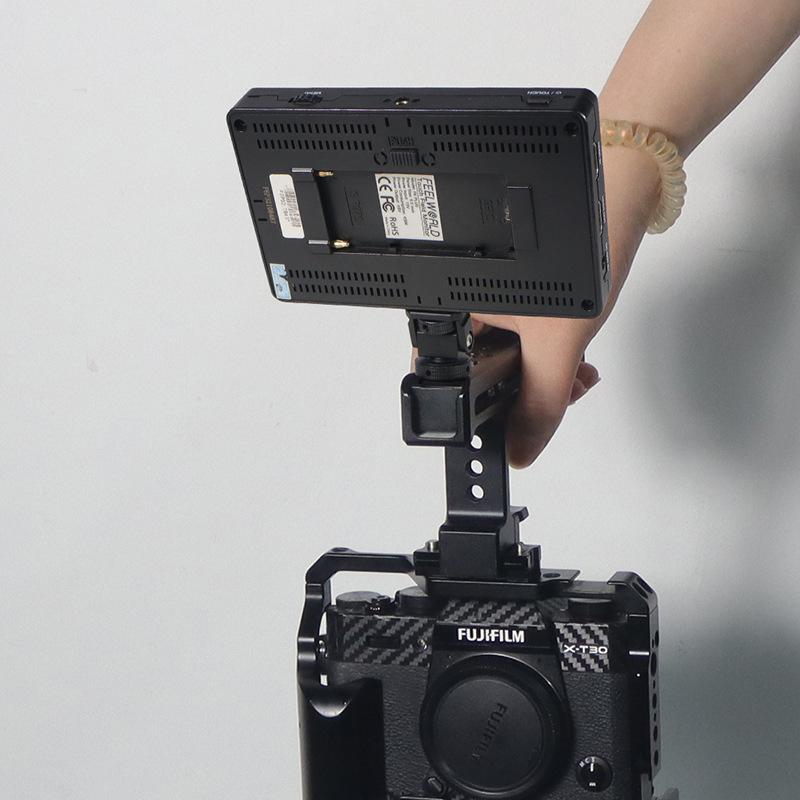 Алюминиевый мини-штатив для крепления монитора, адаптер для холодного башмака 1/4 дюйма для крепления камеры, монитора, вспышки, микрофона, светодиодной подсветки