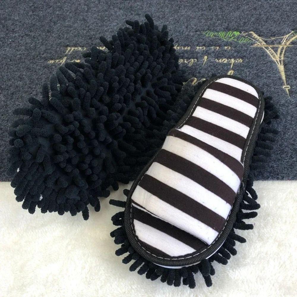 Microfiber Wiping Slippers Portable Cleaning Slippers Cleaning Tools Mopping Shoes Unisex