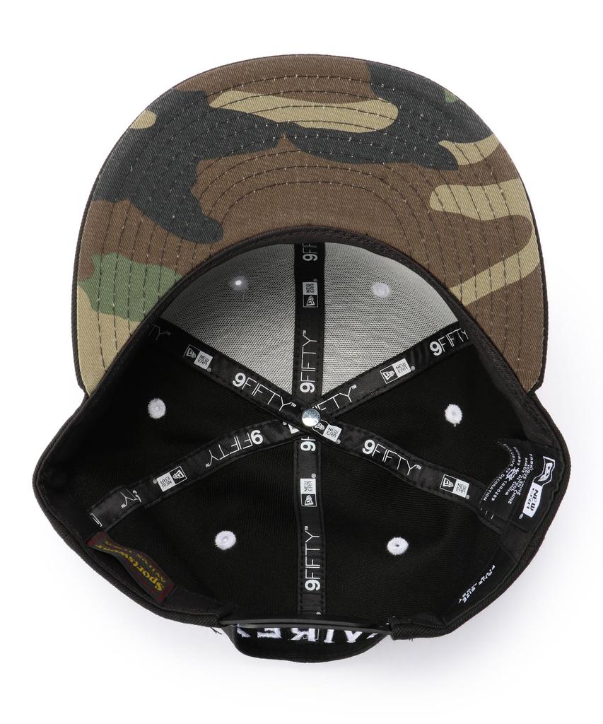 AVIREX x NEW ERA 9FIFTY SNAP BACK CAP TYPE F AC, Men's, 010, Black, 783-4174003