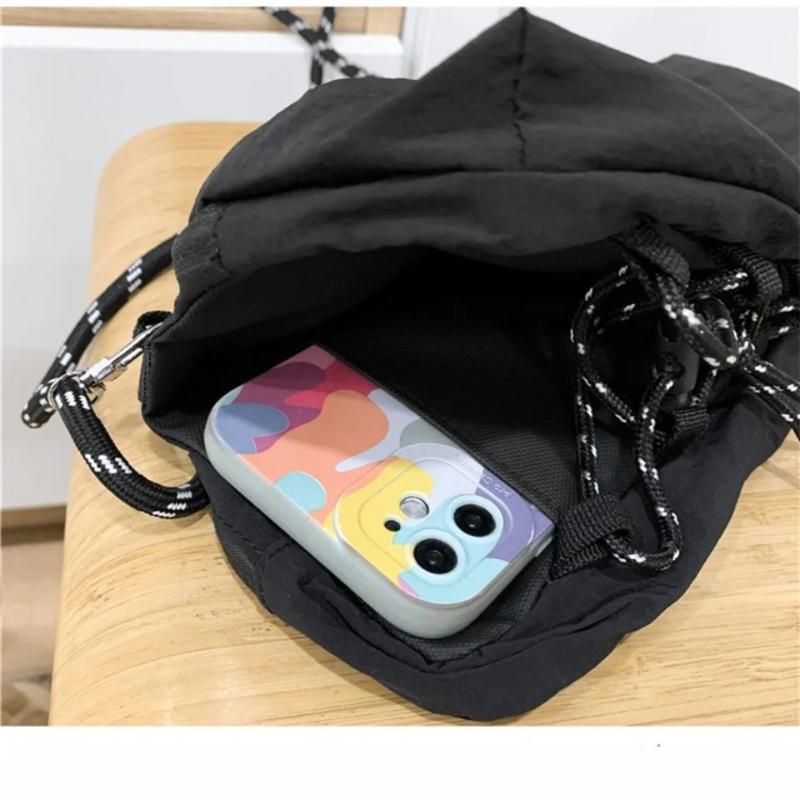 Unisex Sports Messenger Bag Large Capacity Shoulder Bag for Men Women, Durable Nylon Hiking Travel Backpack