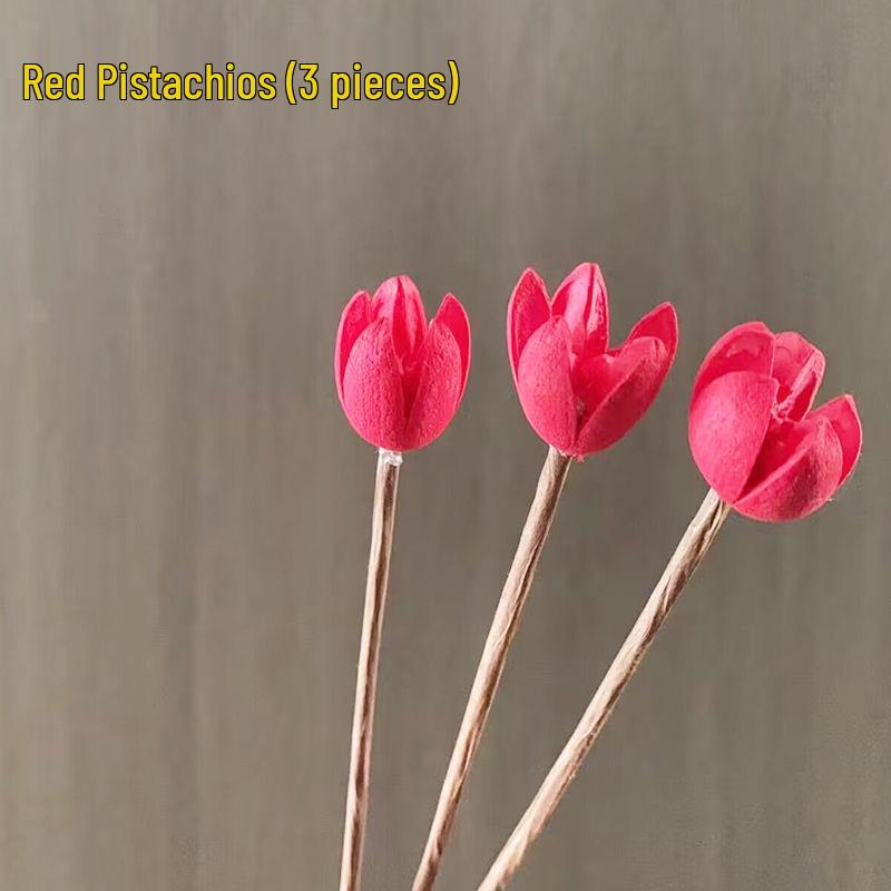 Zen Bouquet: Preserved Natural Cotton and Wheat Ear Flower Arrangement for Living Room Decor