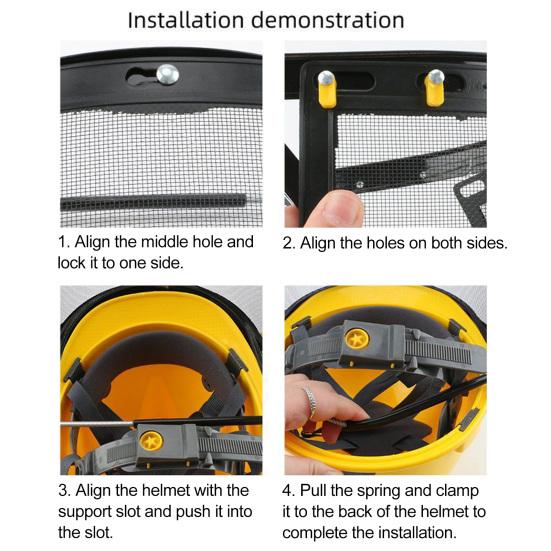 Защитная маска из стальной сетки с алюминиевой рамой, регулируемая, полностью покрывающая защитная маска от мусора