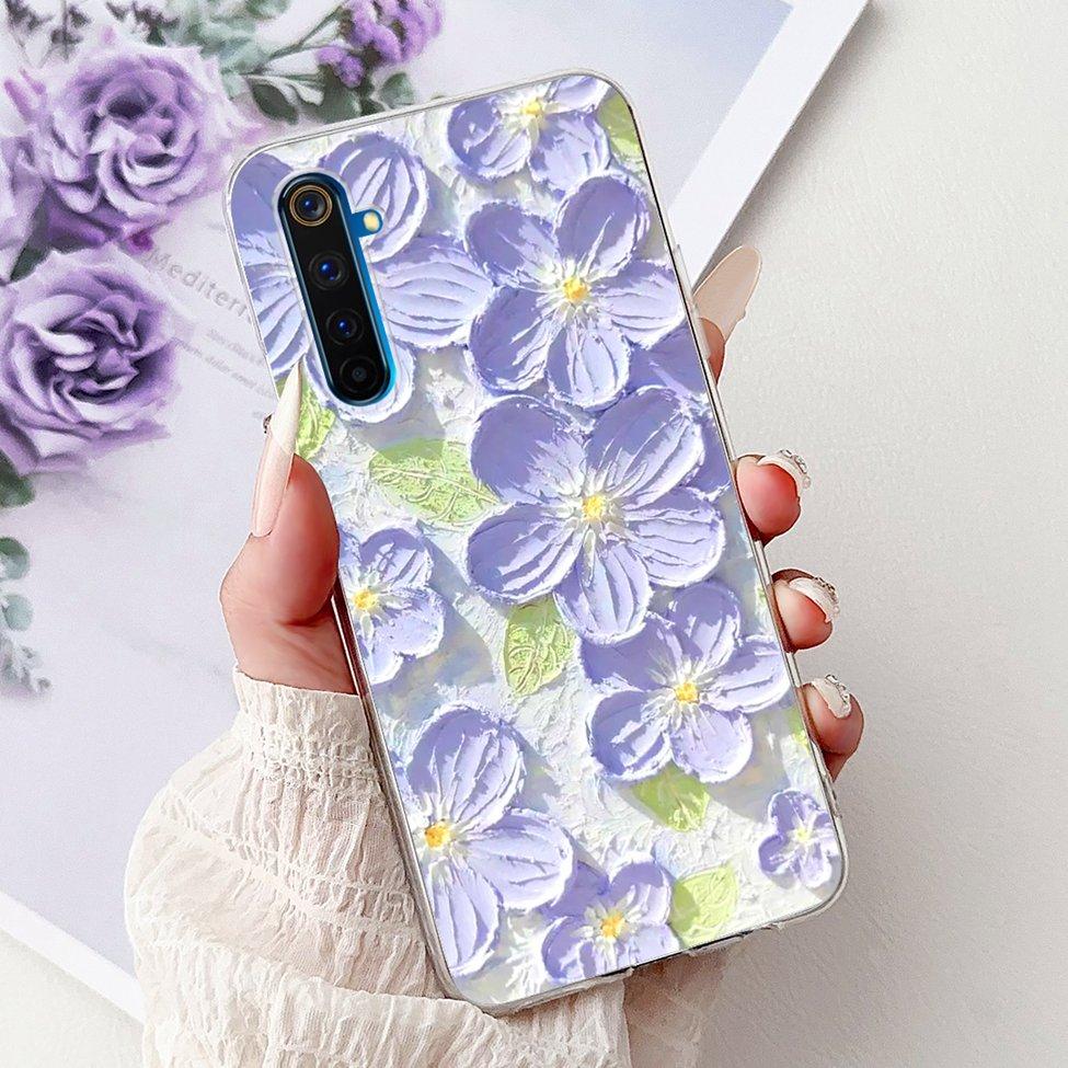 6.6" For Realme 6Pro RMX2061 RMX2063 Back Cover For Realme 6 Pro Case Clear Luxury Fashion Cute Cat Cool Funny Soft TPU Bumper