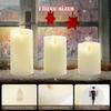 1/3Pcs Flameless LED Candle Rechargeable LED Real Wax Candles Tea Lights with Remote Timer Candles for Wedding Party Home Decor