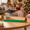 Holiday Desk Accessories Christmas Countdown Calendar, 24 Days Durable PLA Advent Calendar with Sliding Star, Interactive Nordic Style 3D Printed