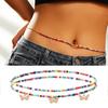 Body Chain Pendant Dress Up Long-lasting Charming Bohemian Layered Waist Chain Jewelry Gift